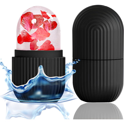 Easy Use Multi Purpose Mini Silicone Facial Ice Roller for Ultimate Skincare