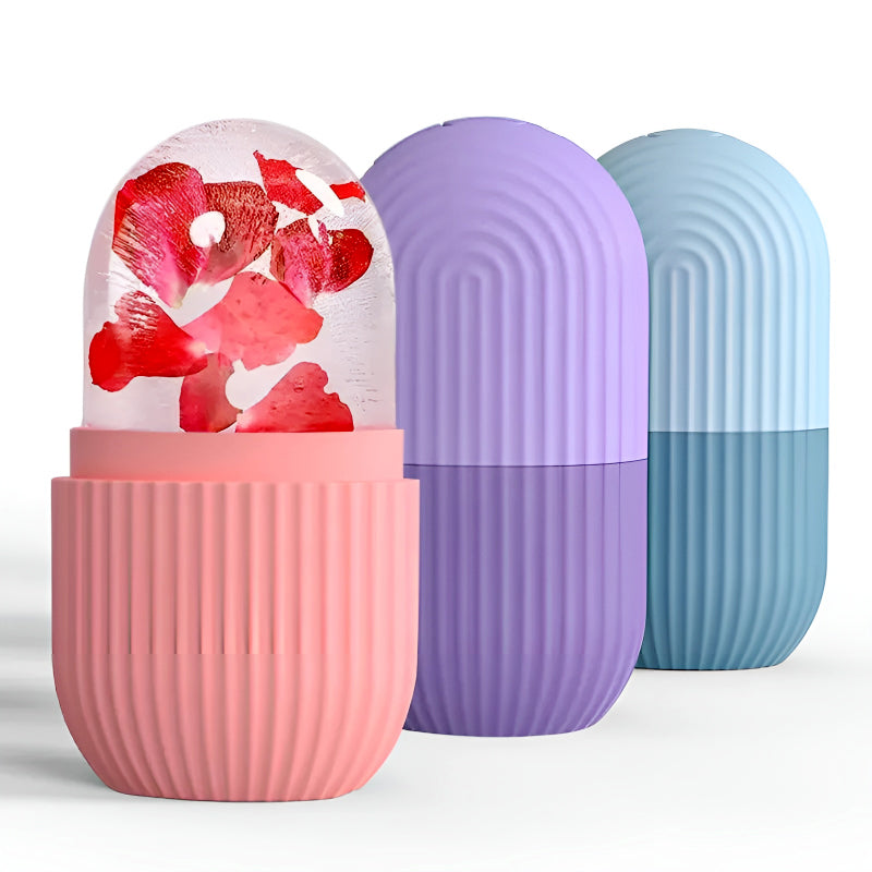 Easy Use Multi Purpose Mini Silicone Facial Ice Roller for Ultimate Skincare