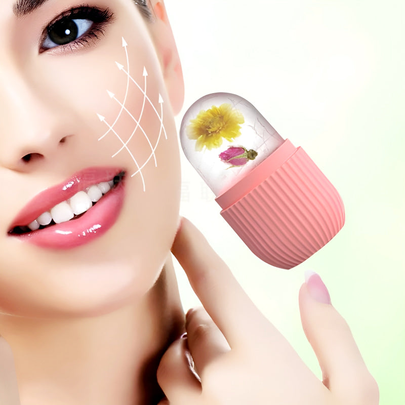 Easy Use Multi Purpose Mini Silicone Facial Ice Roller for Ultimate Skincare