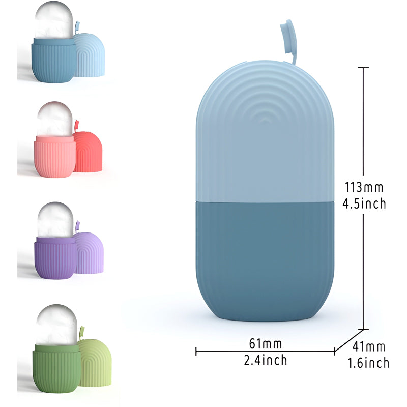 Easy Use Multi Purpose Mini Silicone Facial Ice Roller for Ultimate Skincare