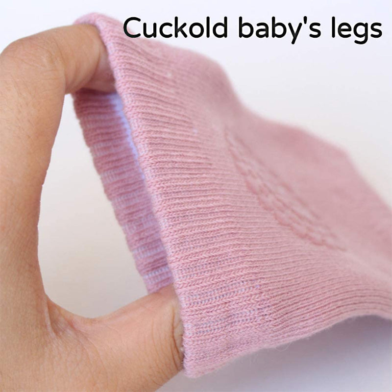 Pack of 2 Pairs Baby Anti Slip Crawling Knee & Elbow Pads Soft Breathable Protection