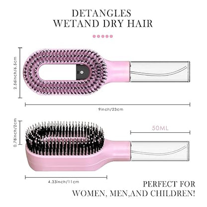2 In 1 Water Spray Hair Brush Wet & Dry Detangling