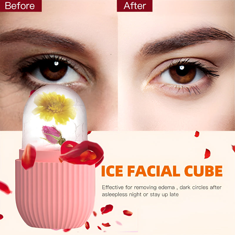 Easy Use Multi Purpose Mini Silicone Facial Ice Roller for Ultimate Skincare