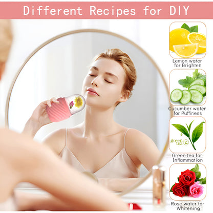 Easy Use Multi Purpose Mini Silicone Facial Ice Roller for Ultimate Skincare