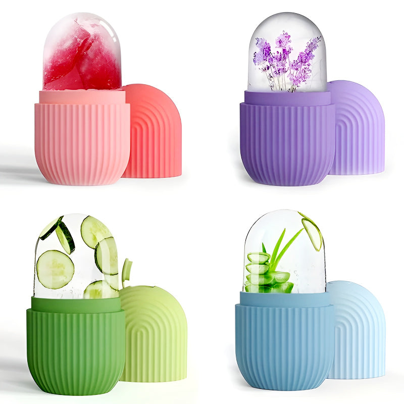 Easy Use Multi Purpose Mini Silicone Facial Ice Roller for Ultimate Skincare