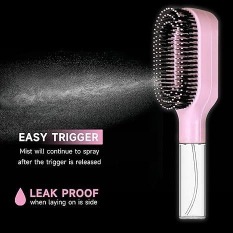 2 In 1 Water Spray Hair Brush Wet & Dry Detangling