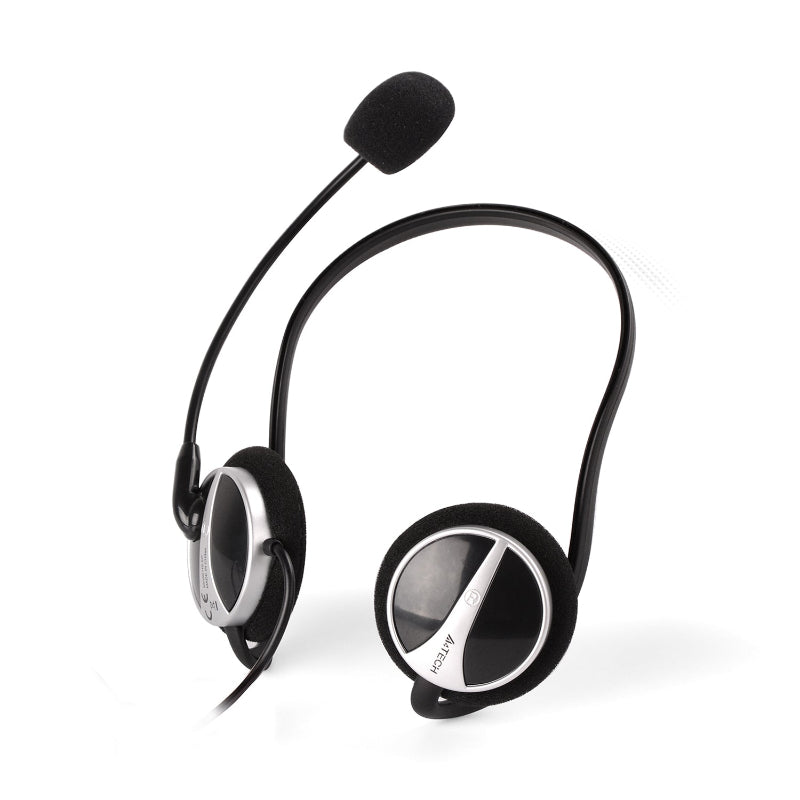 A4 Tech HS-5P Ultra Light Behind-the Neck Stereo Headset with Noise Cancelling Mic Crystal Clear Sound & Tangle Free Design