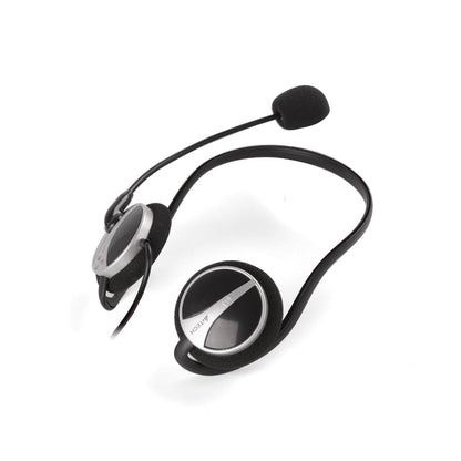 A4 Tech HS-5P Ultra Light Behind-the Neck Stereo Headset with Noise Cancelling Mic Crystal Clear Sound & Tangle Free Design