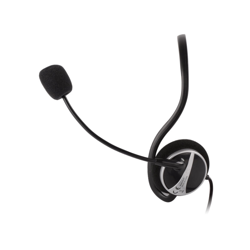 A4 Tech HS-5P Ultra Light Behind-the Neck Stereo Headset with Noise Cancelling Mic Crystal Clear Sound & Tangle Free Design