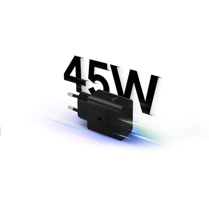 45W Widely Compatible Super Fast Samsung Type C Travel Adapter With Smart IC Technology