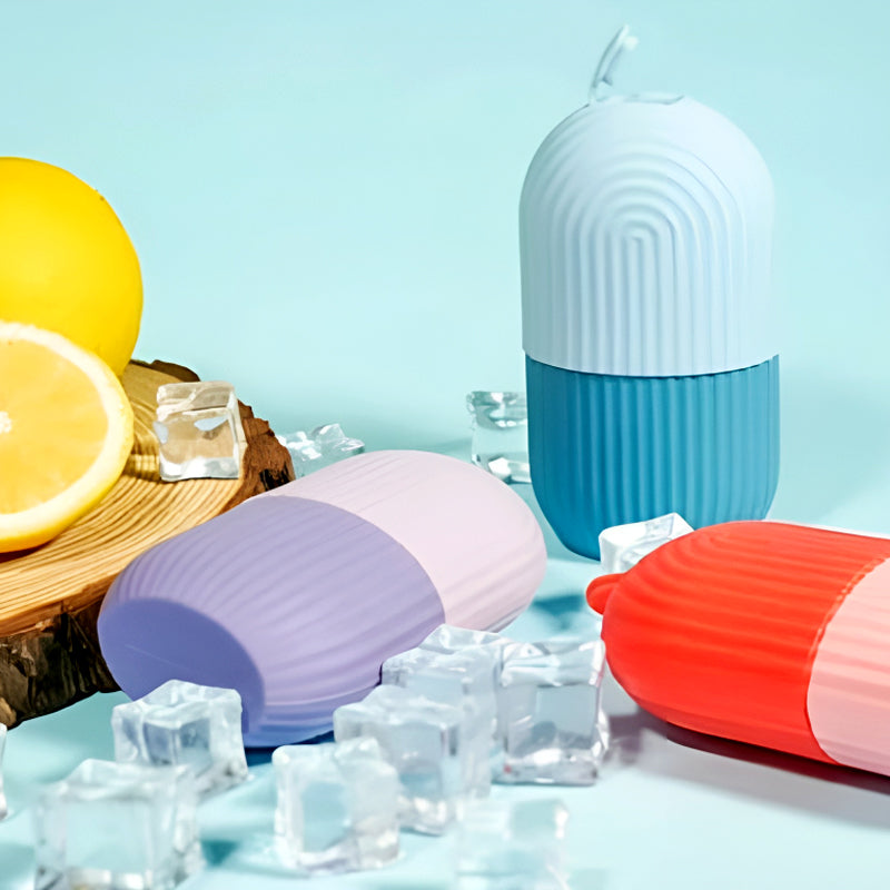 Easy Use Multi Purpose Mini Silicone Facial Ice Roller for Ultimate Skincare