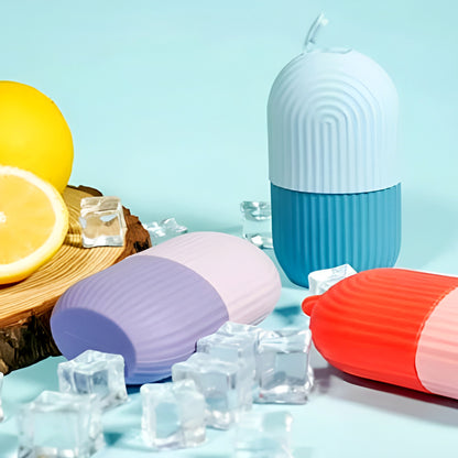 Easy Use Multi Purpose Mini Silicone Facial Ice Roller for Ultimate Skincare