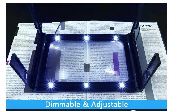 Full Page LED Magnifier 3X Hands Free Reading Glass