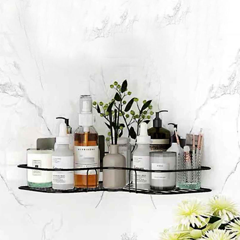 Multi Use Wall Corner Storage Shelf Durable Metal Bathroom & Kitchen Organizer