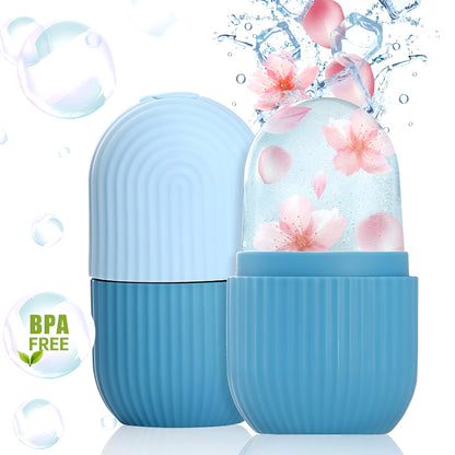 Easy Use Multi Purpose Mini Silicone Facial Ice Roller for Ultimate Skincare