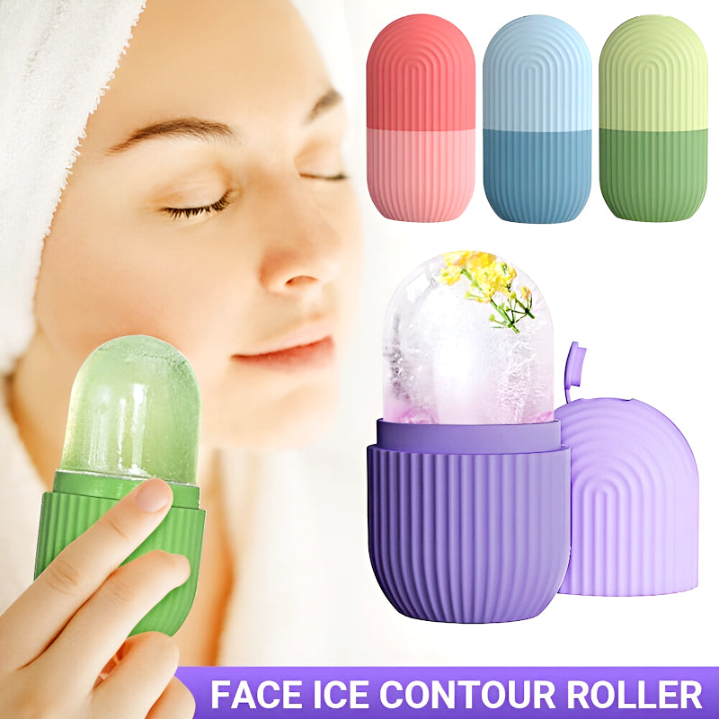 Easy Use Multi Purpose Mini Silicone Facial Ice Roller for Ultimate Skincare