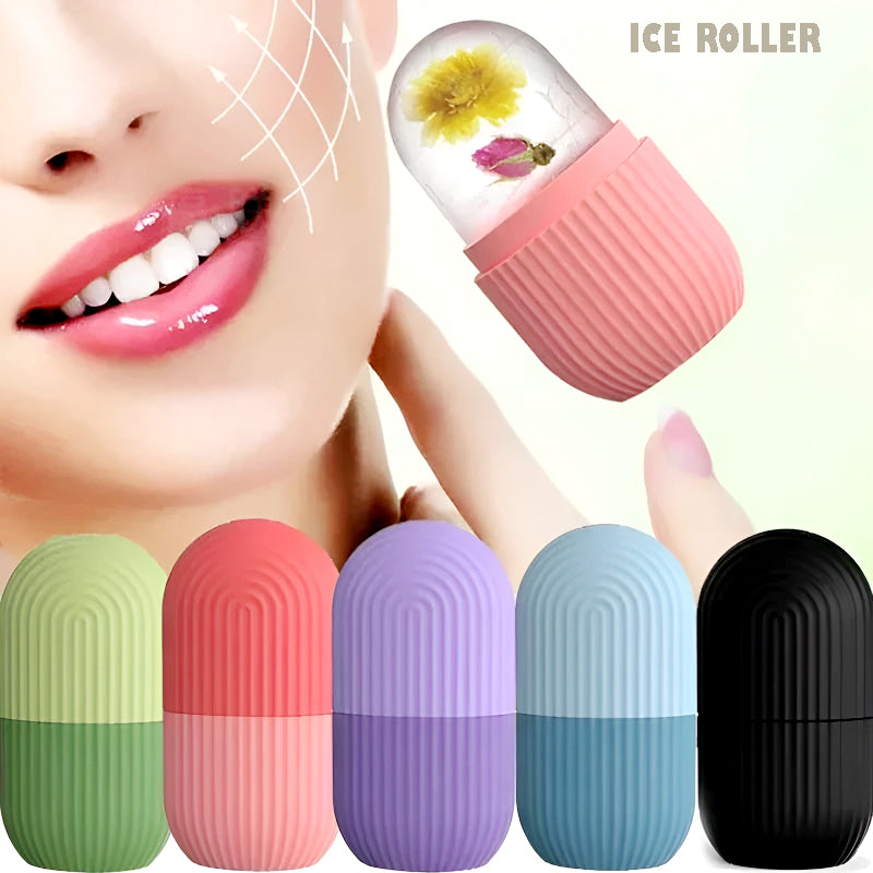 Easy Use Multi Purpose Mini Silicone Facial Ice Roller for Ultimate Skincare