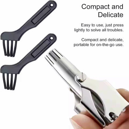 Manual Nose Hair Trimmer Battery Free Painless 360° Trim