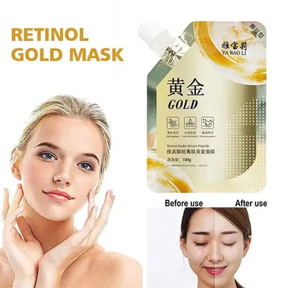 Retinol Gold Peel Off Mask Anti Aging & Brightening (100ml)