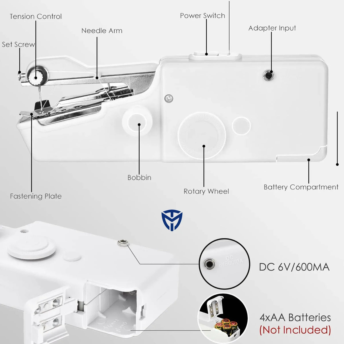 Mini Handheld Sewing Machine