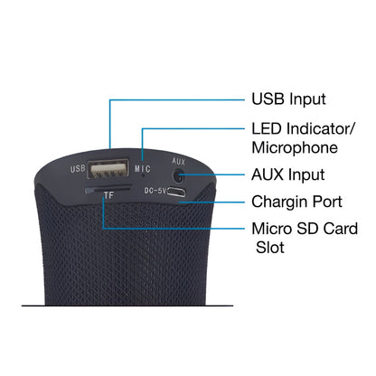 XTECH SUONO XTS 616 Wireless Bluetooth Speaker with Powerful HD Sound & LED Lighting