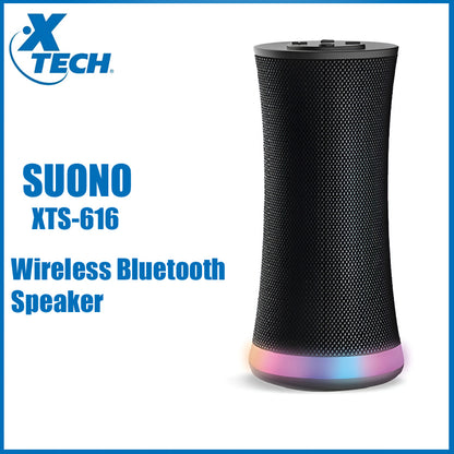 XTECH SUONO XTS 616 Wireless Bluetooth Speaker with Powerful HD Sound & LED Lighting